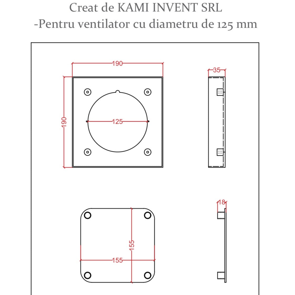 Instalație de tip ascuns pentru ventilare Tip Gresie