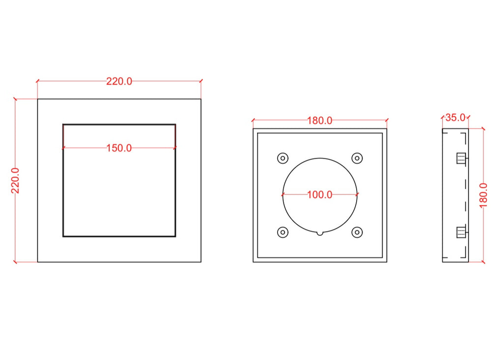 Instalație de tip ascuns pentru ventilare Tip Glet