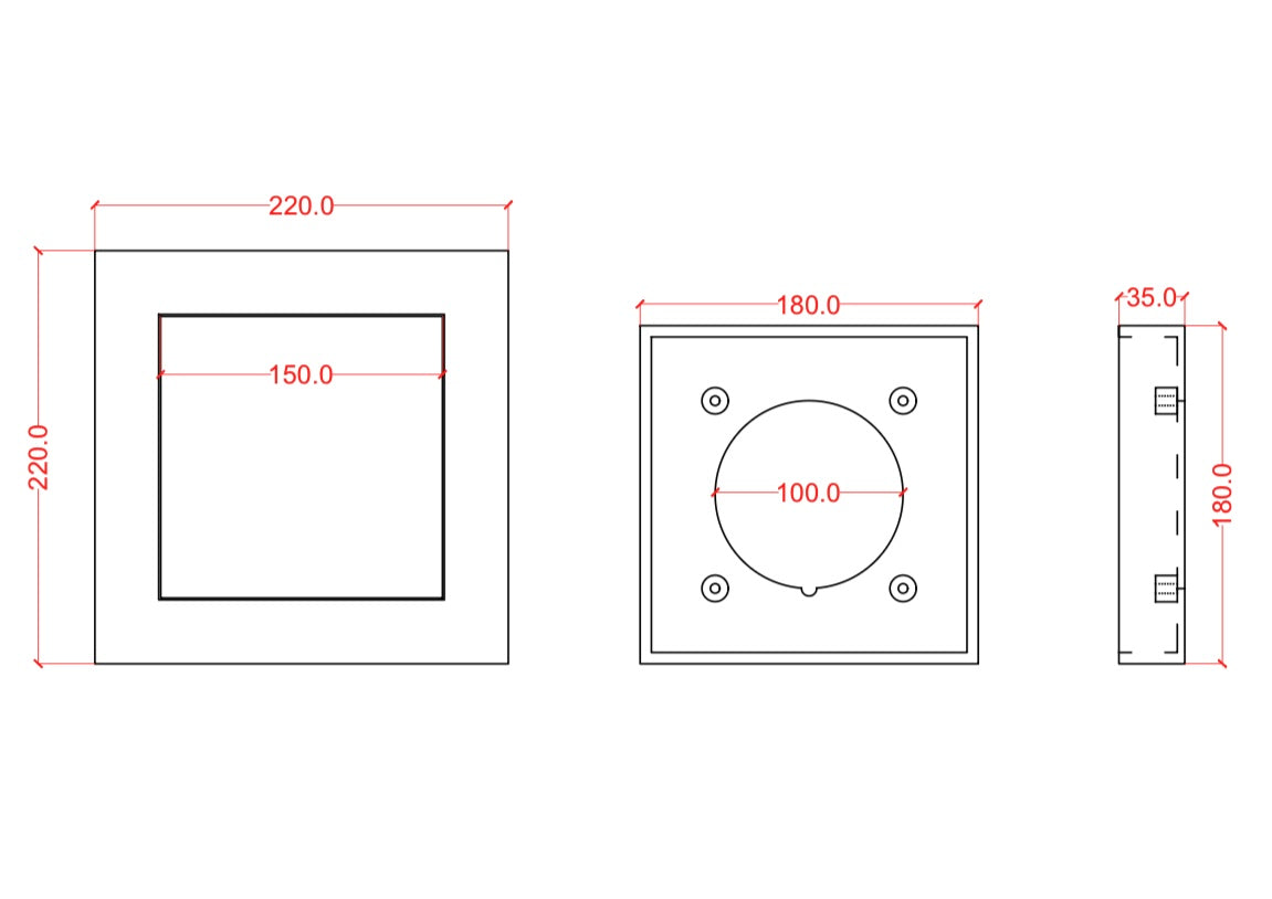 Instalație de tip ascuns pentru ventilare Tip Glet